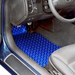 ACC® 041006 – 1st Row Blue Aluminum Diamond Plate Floor Mats