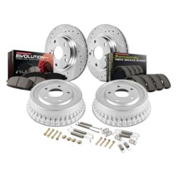 PowerStop® – 1-Click Z23 Evolution Drilled and Slotted Disc and Drum Brake Kit