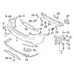 Genesis OE 1249305167E – Bumper Cover Screw