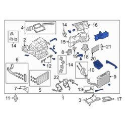 Alfa Romeo OE 68443658AA – HVAC Unit Case Assembly