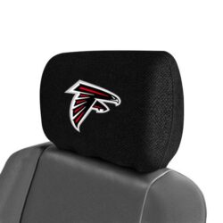 FanMats® 12489 – Headrest Covers with Embroidered Atlanta Falcons Logo