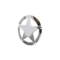 Royalty Core® 13802 – “War Star” Logo Chrome Emblem