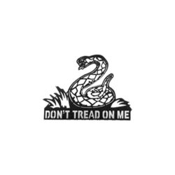 Royalty Core® 14105 – “Don’t Tread on Me” Style Gloss Black Emblem