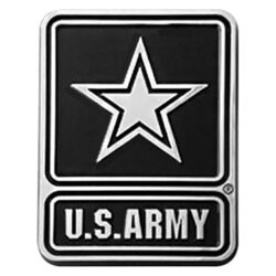 FanMats® 15693 – “U.S. Army” Chrome Emblem