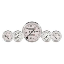 Auto Meter® – Old Tyme White™ In-Dash Gauge Kit