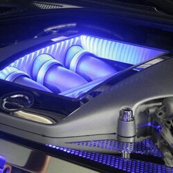 American Car Craft® – Illuminated Polished Engine Shroud Cover