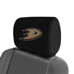 FanMats® 17196 – Headrest Covers with Embroidered Anaheim Ducks Logo