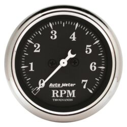 Auto Meter® – Old Tyme Black Series In-Dash Tachometer Gauges