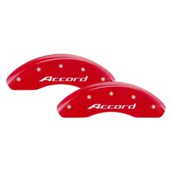 MGP® 20107SACCRD – Gloss Red Caliper Covers with Accord Engraving (Full Kit, 4 pcs)