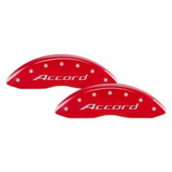 MGP® 20207SACCRD – Gloss Red Caliper Covers with Accord Engraving (Full Kit, 4 pcs)