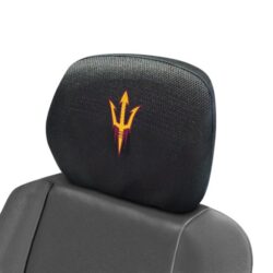 FanMats® 24994 – Headrest Covers with Embroidered Arizona State University Logo