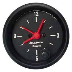 Auto Meter® 2632 – Z-Series 2-1/16″ Clock Gauge, 12 Hour