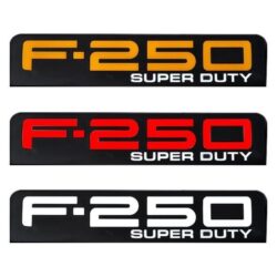 Recon® 264185BK – “F-250” Black Driver and Passenger Side Fender LED Emblem Kit