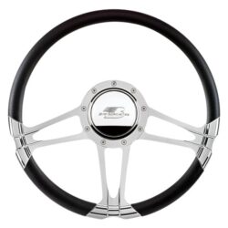 Billet Specialties® – 3-Spoke Select Edition Series Monaco Style Steering Wheel