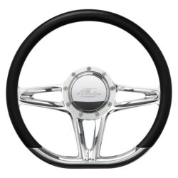 Billet Specialties® – 3-Spoke Victory D-Shape Series Steering Wheel