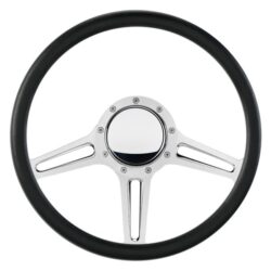 Billet Specialties® – 3-Spoke Standard Series Speedway Style Steering Wheel