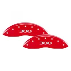 MGP® 32004S300RD – Gloss Red Caliper Covers with 300 Engraving (Full Kit, 4 pcs)