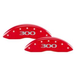 MGP® 32020S301RD – Gloss Red Caliper Covers with 300 2017 Engraving (Full Kit, 4 pcs)