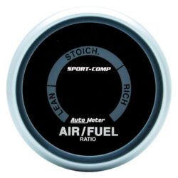 Auto Meter® 3375 – Sport-Comp Series 2-1/16″ Narrowband Air/Fuel Ratio Gauge, Lean-Rich