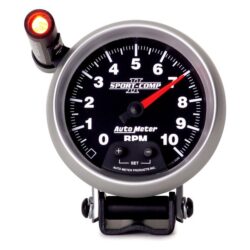 Auto Meter® – Sport-Comp II Series Pedestal Tachometer Gauges with Shift Lights