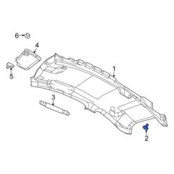 Fiat OE 1RY55JD7AA – Headliner Cap