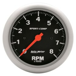 Auto Meter® – Sport-Comp Series In-Dash Tachometer Gauges