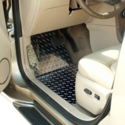 ACC® 421019 – 1st Row Silver Aluminum Diamond Plate Floor Mats