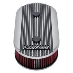 Edelbrock® – Elite II Series® Oval Air Cleaner Assembly (3.5″ H)