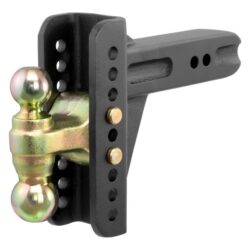 CURT® – Class 5 Channel-Style 6″ Drop / 5-1/4″ Rise Dual Ball Mount for 2-1/2″ Receivers