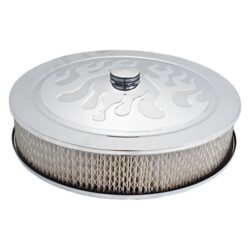 Spectre Performance® – High Flow Smooth Style Round White Air Cleaner Assembly