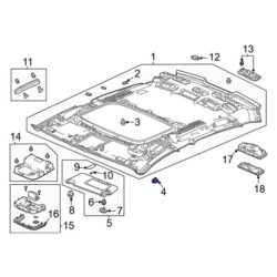 Acura OE 83211TVAA01ZA – Headliner Cap