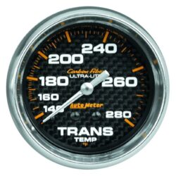 Auto Meter® – Carbon Fiber Series Transmission Temperature Gauges