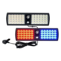 Xprite® 52020M-G1-RB – Agent Series 11.8″ 48-LED Red/Blue Surface Mount Visor Light