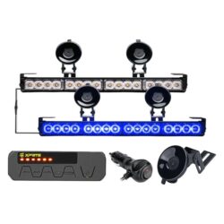 Xprite® – Contract G1 Series 17.1″ 32-LED Bolt-On/Suction Cup Mount Traffic Advisor Light Bar