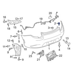 Mazda OE 9CF600516B – Bumper Splash Shield Screw