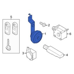 Mazda OE KD4566790B – Anti-Theft Alarm Siren