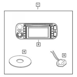 Mopar® 56043286AB – Infotainment Display