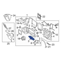 Mercedes-Benz OE 0008310170 – Front Lower HVAC Unit Case