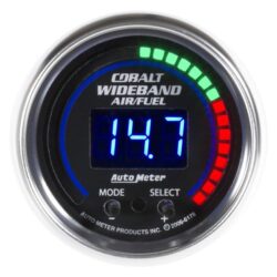 Auto Meter® 6178 – Cobalt Digital Series 2-1/16″ Wideband Pro Air/Fuel Ratio Gauge, 6:1-20:1 AFR