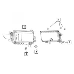 Ram OE 68320948AN – Front Collision Avoidance Camera