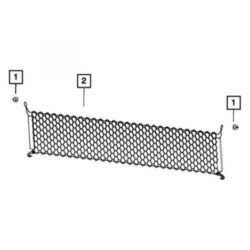 Mopar® 68347074AB – Rear Cargo Net