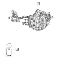 Mopar® 68349703AE – Rear Drive Axle Assembly