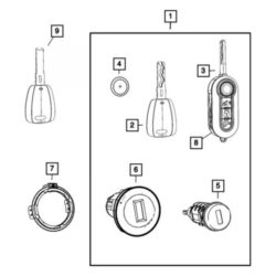 Mopar® 68365840AA – Keyless Entry Transmitter