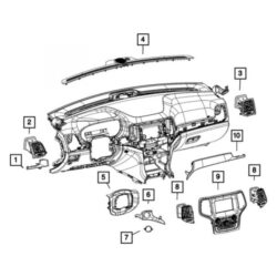 Mopar® 68388541AB – Center Stack Infotainment Display