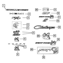 Mopar® 68394688AA – Fender Emblem