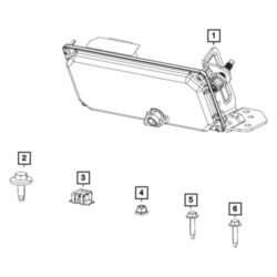 Ram OE 68475159AG – Front Collision Avoidance Camera