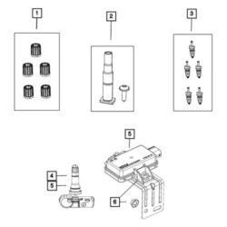 Mopar® – Tire Pressure Monitoring System Sensor Component Kit