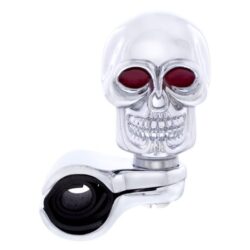 United Pacific® 70113 – Chrome Skull Style Steering Wheel Spinner