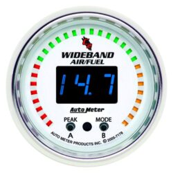 Auto Meter® 7178 – C2 Series 2-1/16″ Wideband Pro Air/Fuel Ratio Gauge, 6:1-20:1 AFR