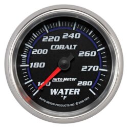 Auto Meter® – Cobalt Series Water Temperature Gauges